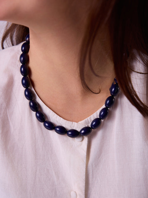 Nec Angela Navy Choker