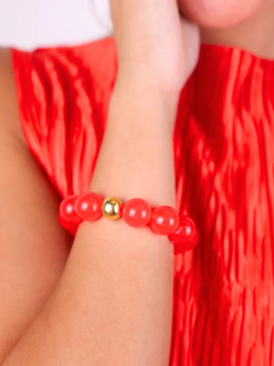 Sangria Cha Cha Bracelet Red