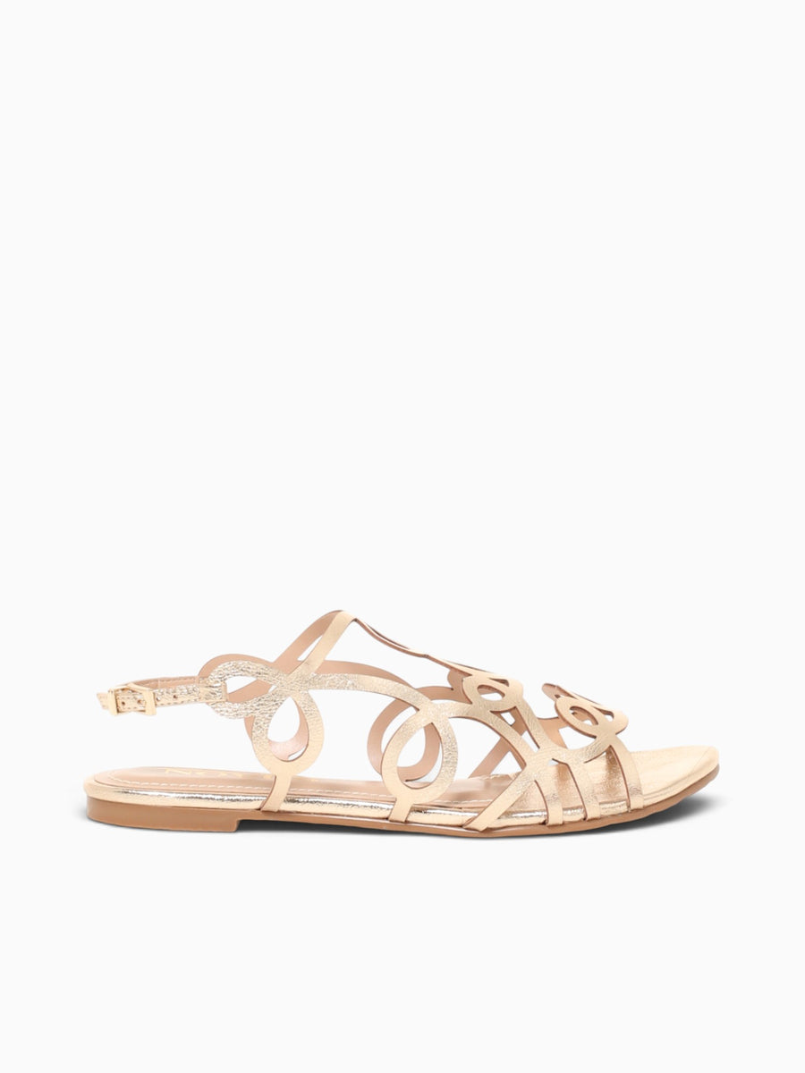 Camilla  Champagne Crinkle Metal Champagne / 5 / M