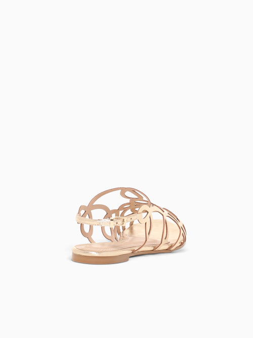Camilla  Champagne Crinkle Metal Champagne / 5 / M