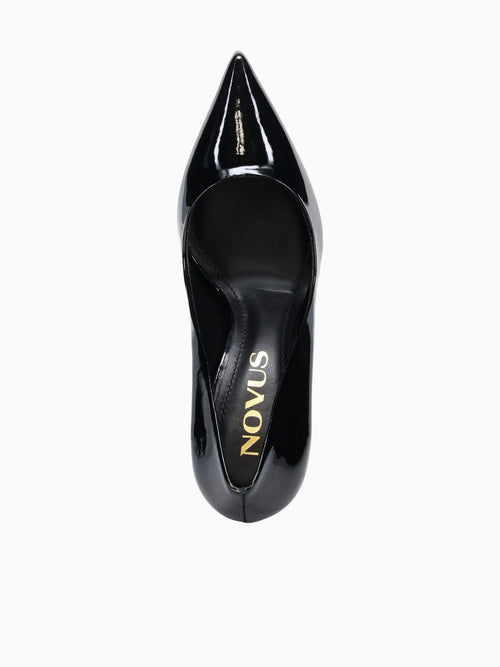 Aisha Black Patent Leather Black / 5 / M