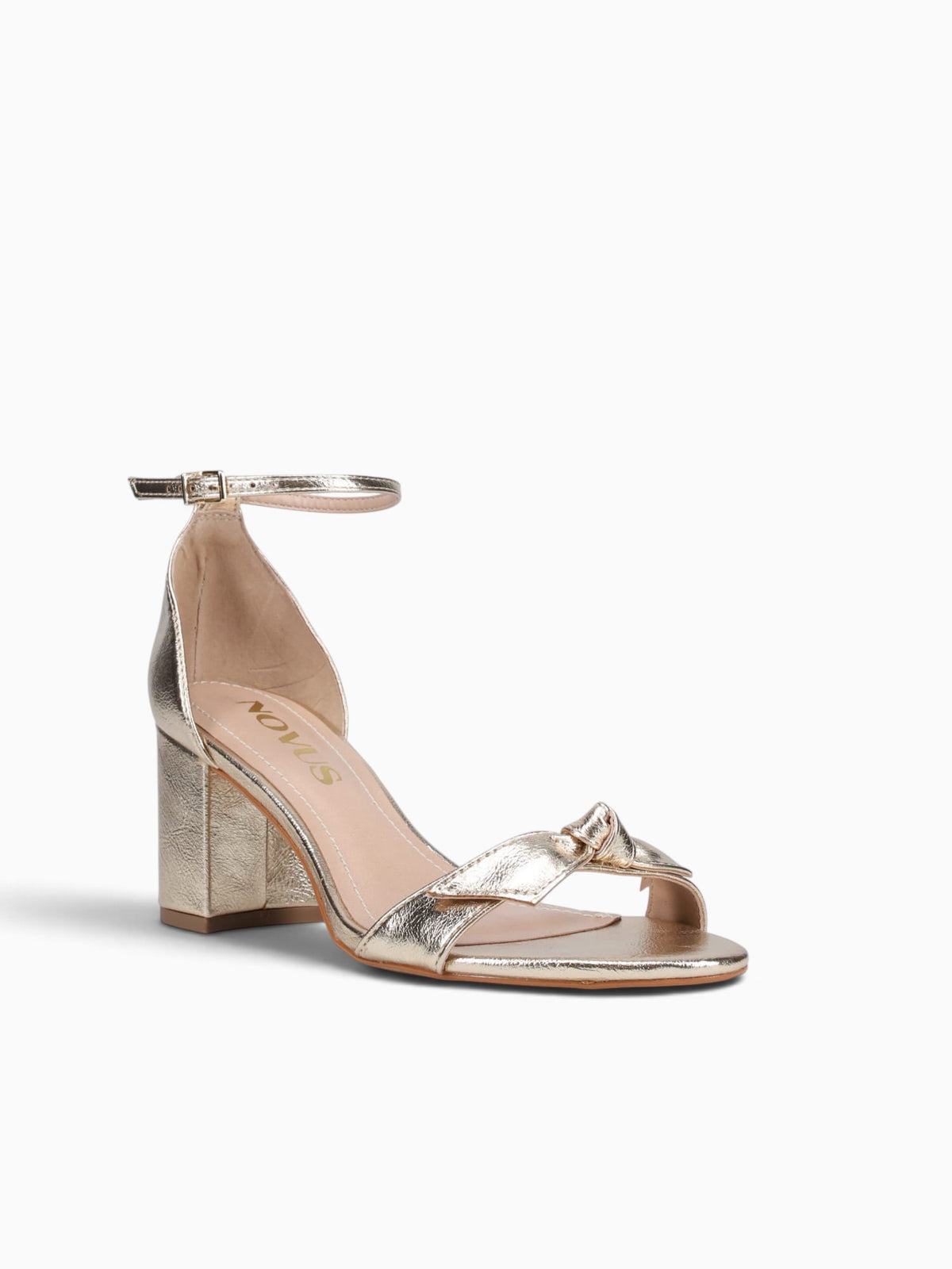 Amelia Champagne Crinkle Metal Champagne / 5 / M