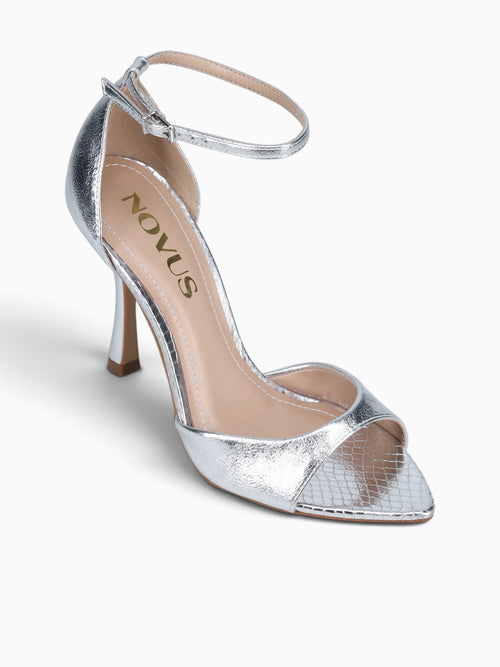 Alma Silver Crinkle Metal Silver / 5 / M