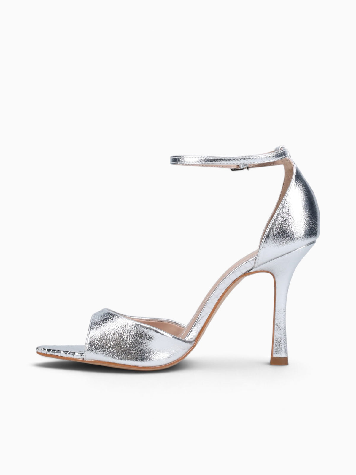 Alma Silver Crinkle Metal Silver / 5 / M