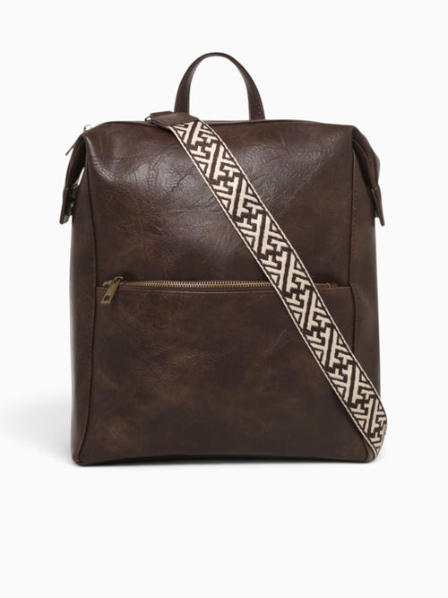 Lina Backpack Cf Dark Brown