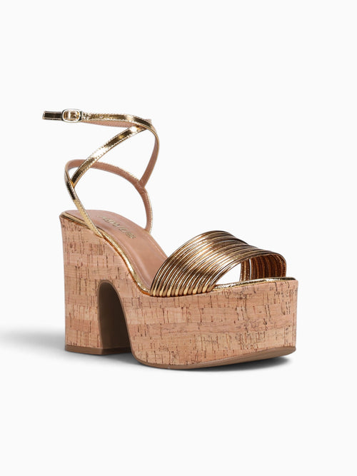 Fabiana Gold Bronze bala metal leather Gold / 5 / M