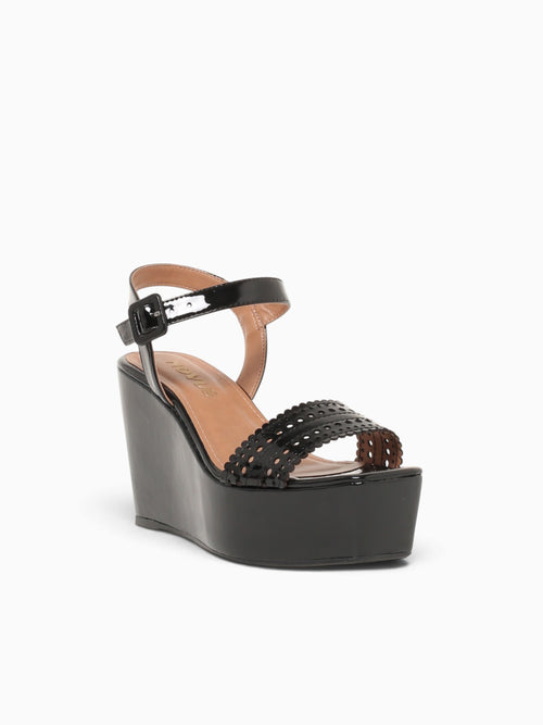 Frances Black Patent Leather Black / 5 / M
