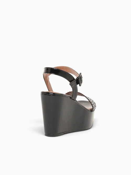 Frances Black Patent Leather Black / 5 / M