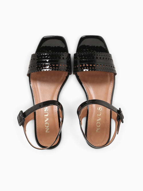 Frances Black Patent Leather Black / 5 / M