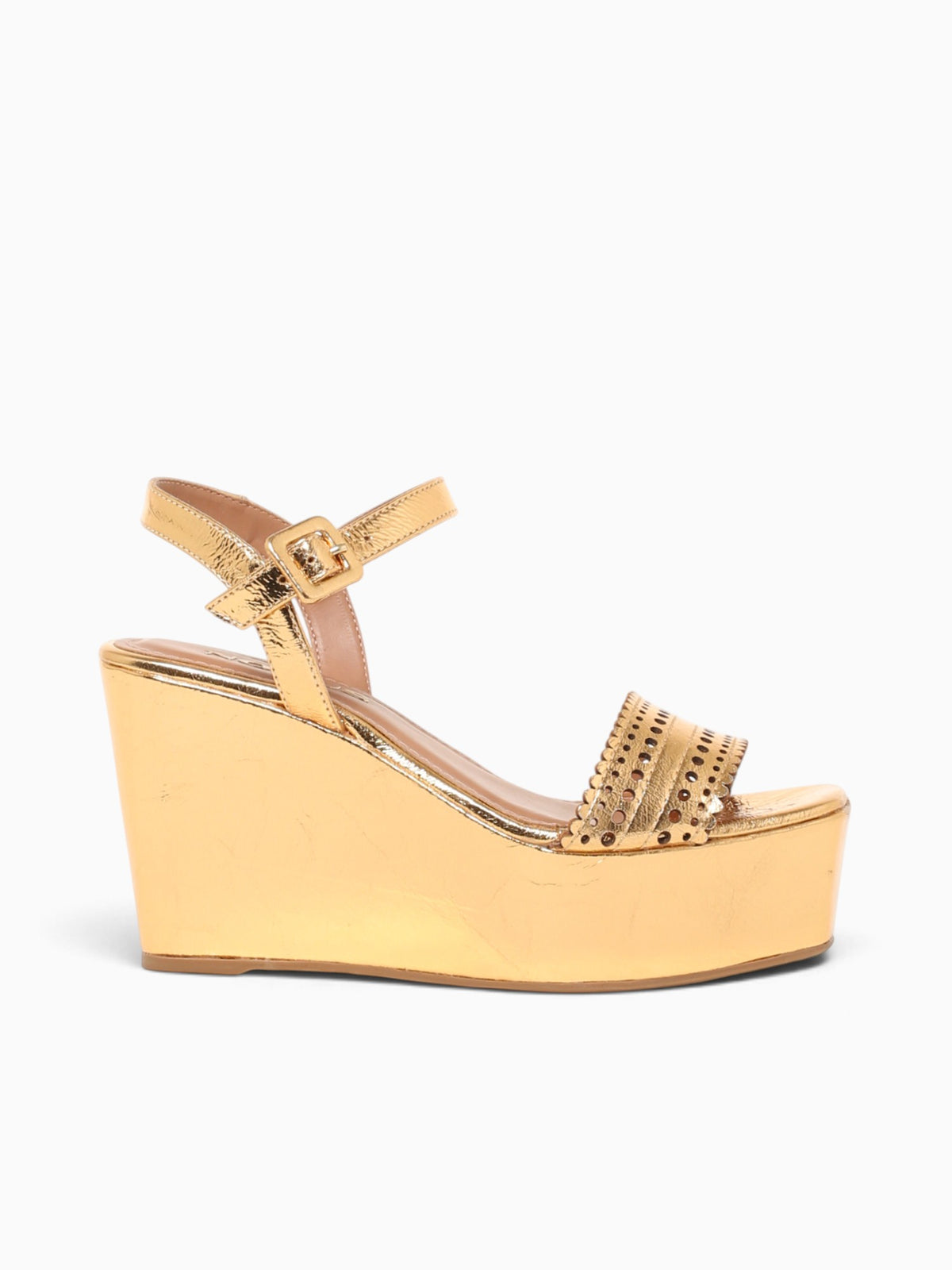 Fariana Ouro Metal Bala Leather Gold / 5 / M