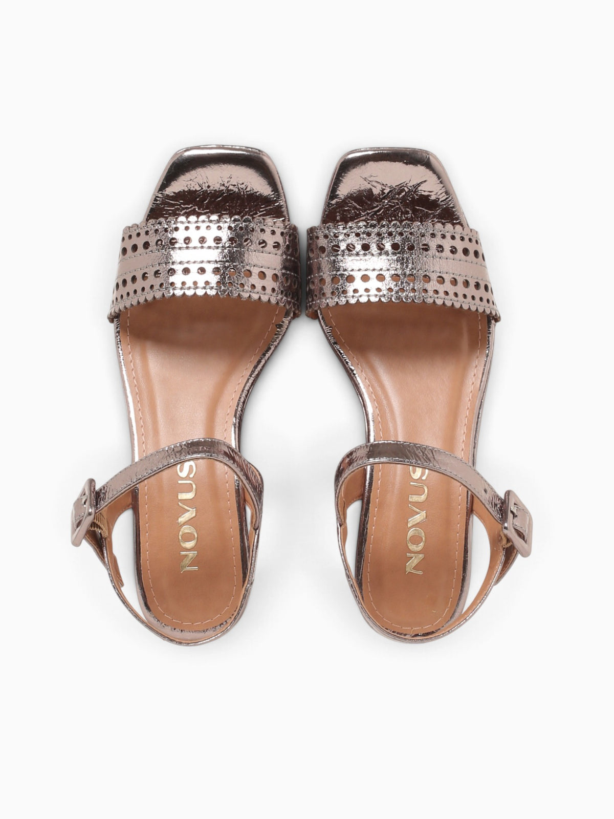 Fariana Pewter Metal Bala Leather Pewter / 5 / M