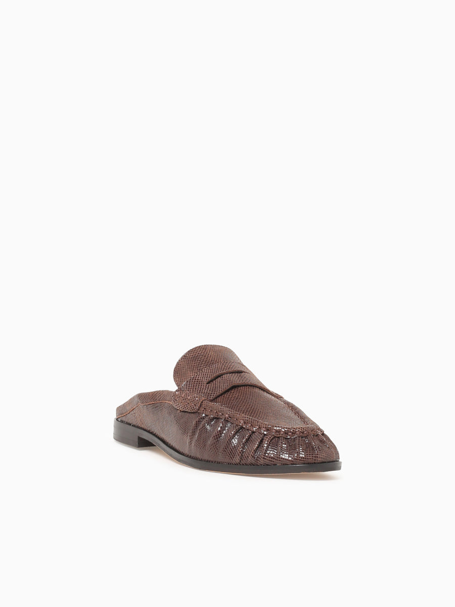 Betzy Mocha Embossed Suede Brown / 6 / M