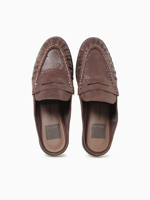 Betzy Mocha Embossed Suede Brown / 6 / M