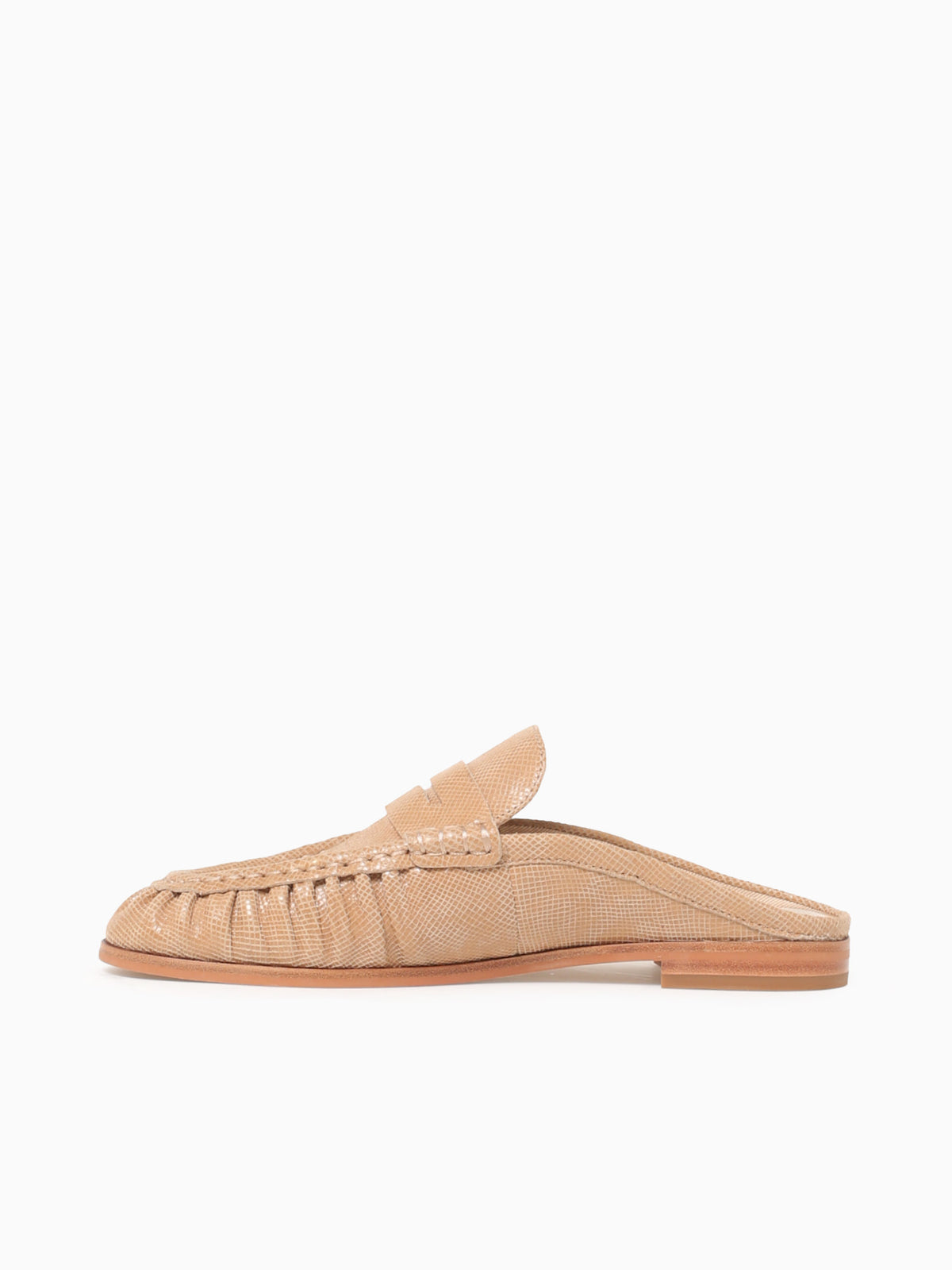 Betzy Latte Embossed Suede Natural / 5 / M