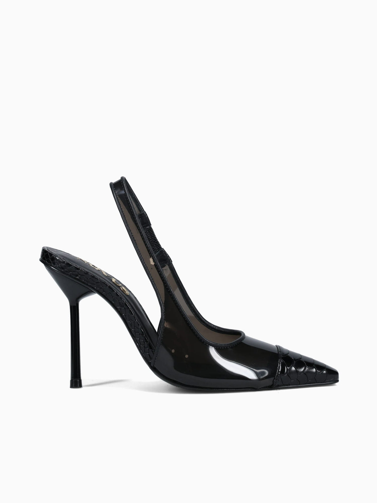 Chiara Black Snake Vinyl Black / 5 / M