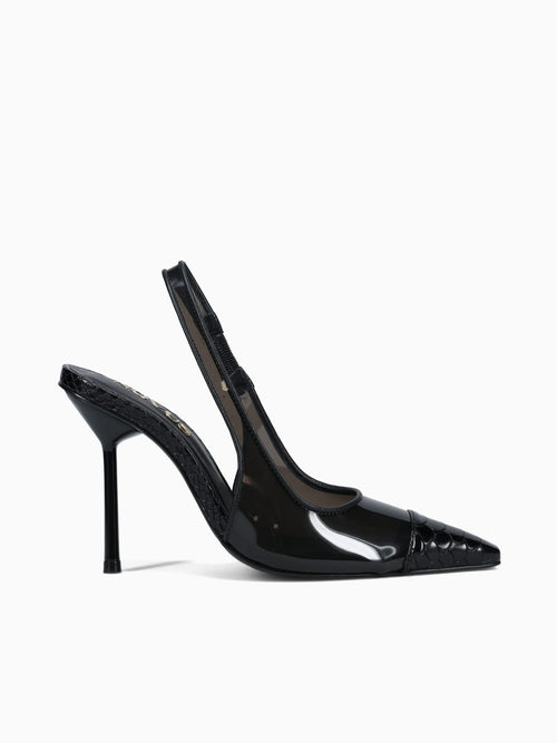 Chiara Black Snake Vinyl Black / 5 / M