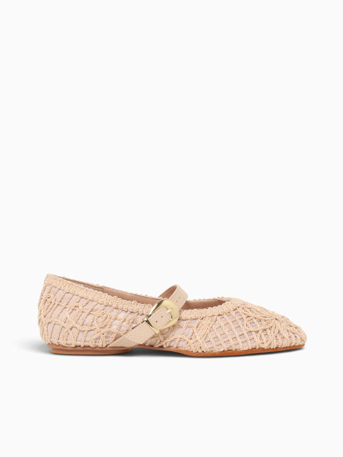 Ana Beige Tramado Lurex Beige / 5 / M