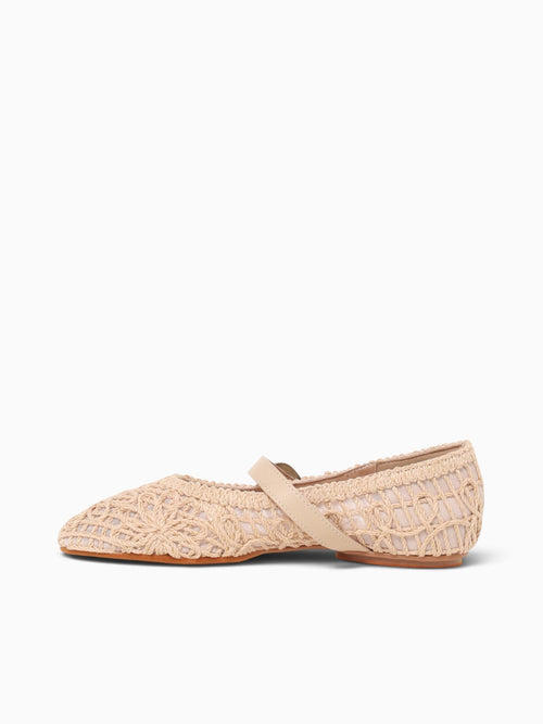 Ana Beige Tramado Lurex Beige / 5 / M