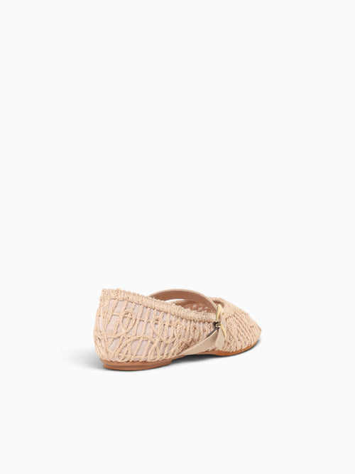 Ana Beige Tramado Lurex Beige / 5 / M