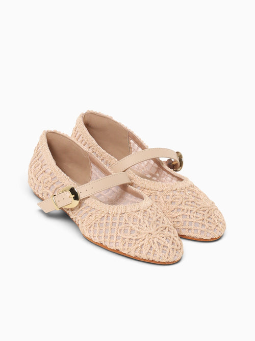 Ana Beige Tramado Lurex Beige / 5 / M