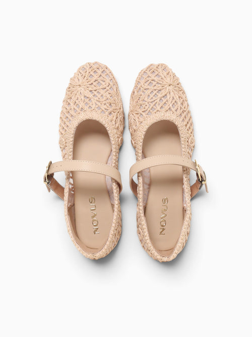 Ana Beige Tramado Lurex Beige / 5 / M