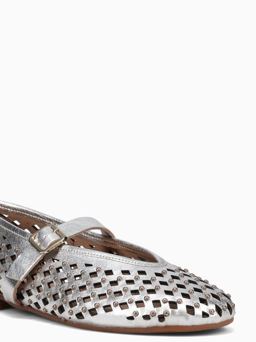 Zeynep Egenog Metallic Leather Natural / 5 / M
