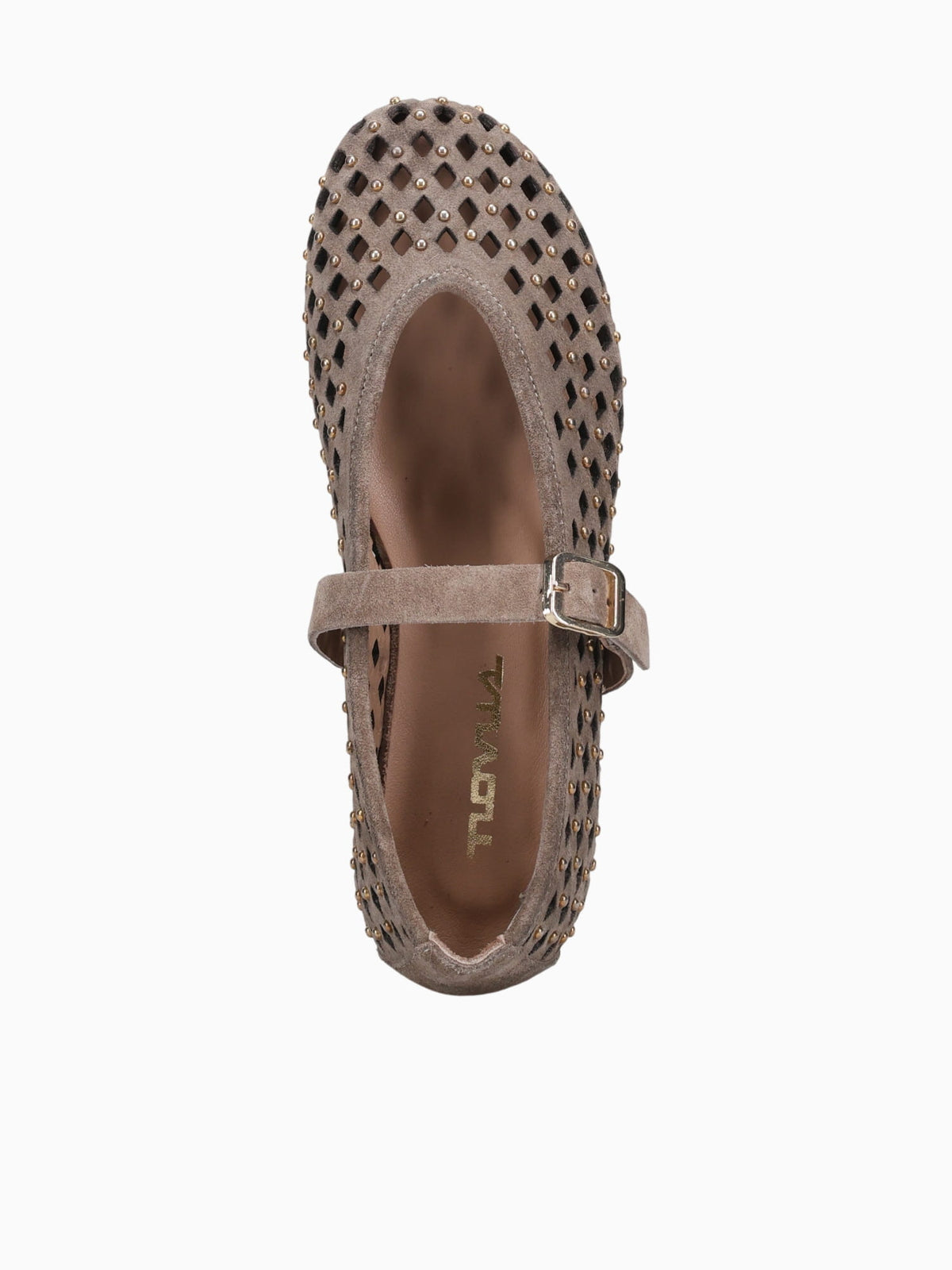 Zeynep Cappuccino Suede Leather Brown / 5 / M