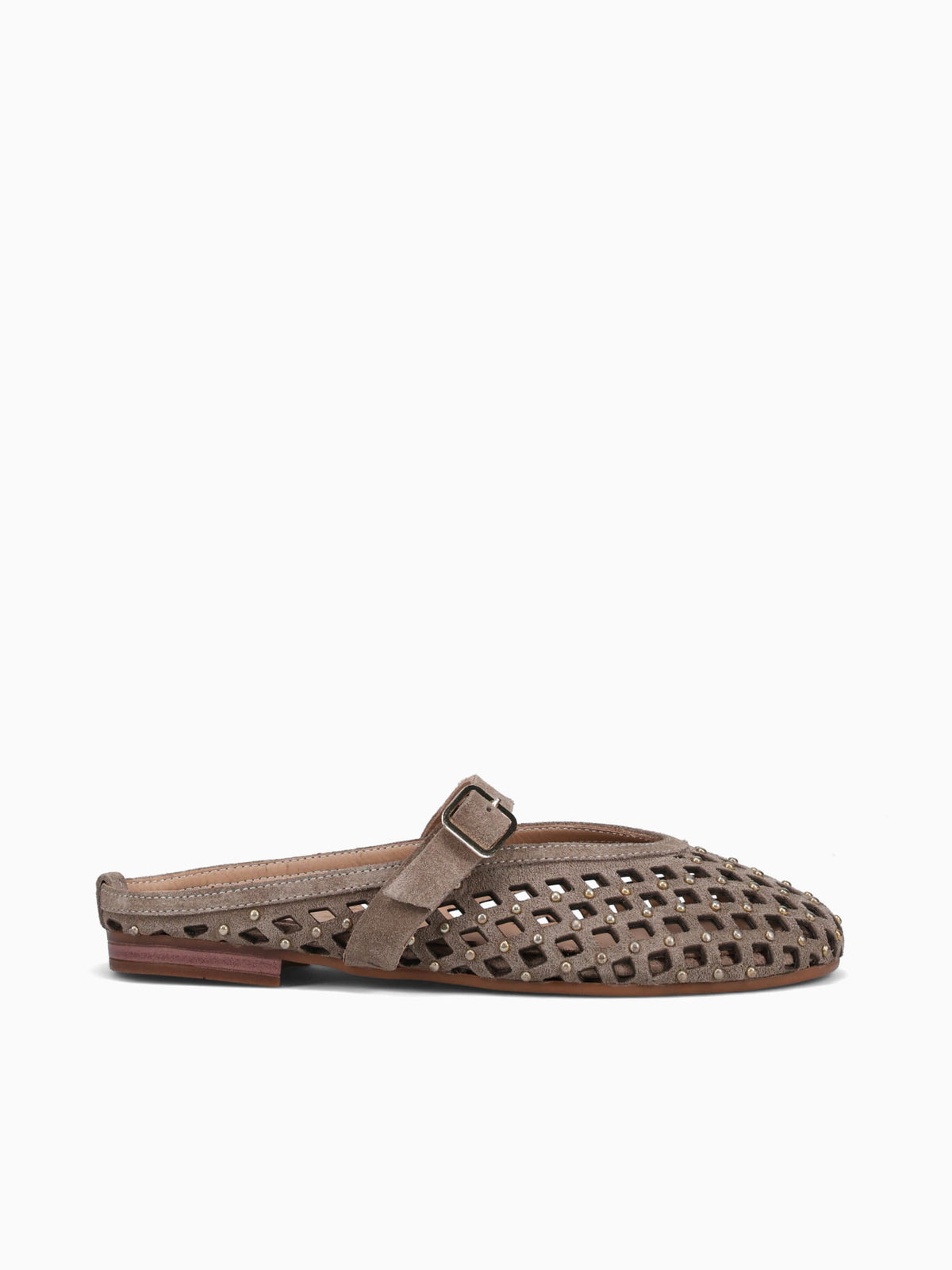 Defne Cappuccino Suede Leather Natural / 5 / M