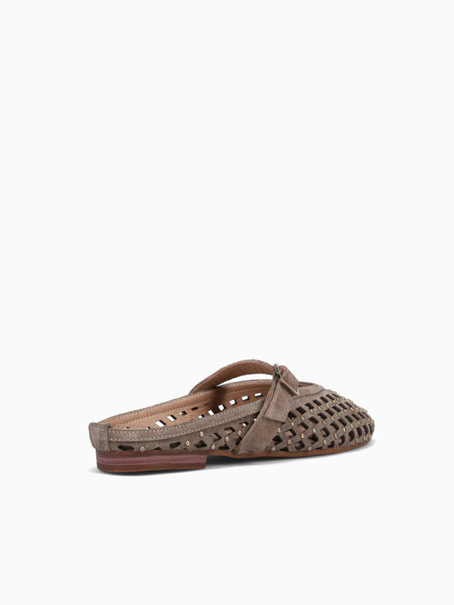 Defne Cappuccino Suede Leather Natural / 5 / M