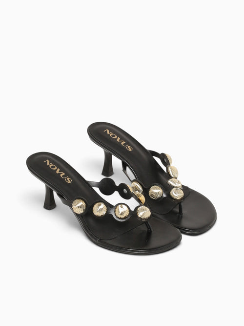 Margarete Black Gold smooth Black / 5 / M