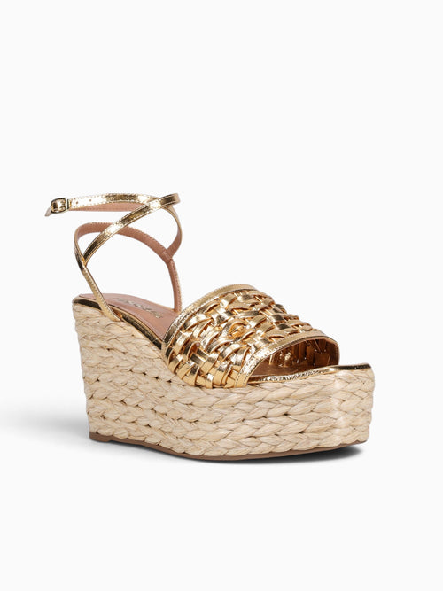 Constanta Ouro Metallic Bala Leather Gold / 5 / M