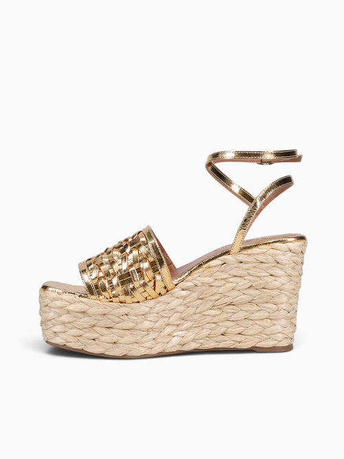 Constanta Ouro Metallic Bala Leather Gold / 5 / M