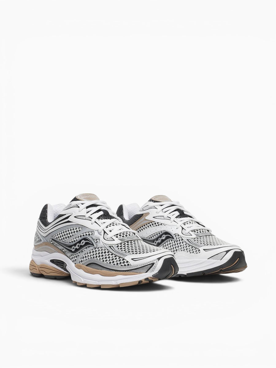 Progrid Omni 9 White Saddle leather mesh White / 4.5 / M