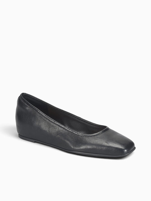 Poppy Black Leather Black / 6 / M