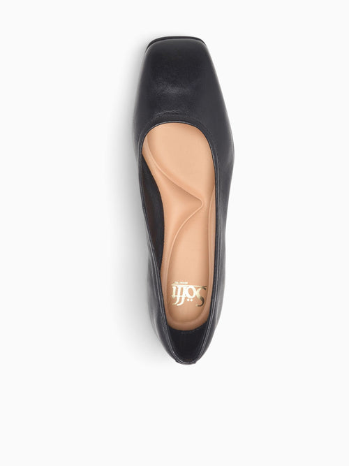 Poppy Black Leather Black / 6 / M