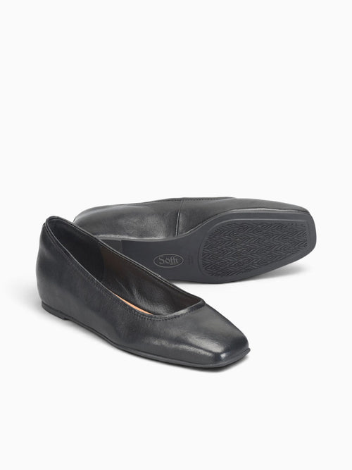Poppy Black Leather Black / 6 / M