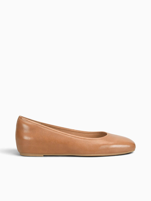 Poppy Sand Leather Natural / 6 / M