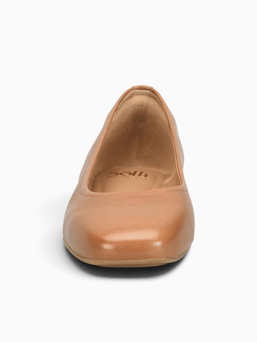 Poppy Sand Leather Natural / 6 / M