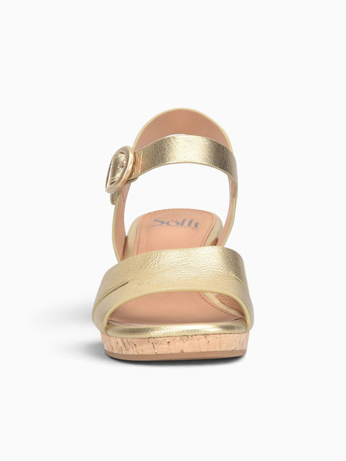 Vanessa Gold Leather Gold / 6 / M
