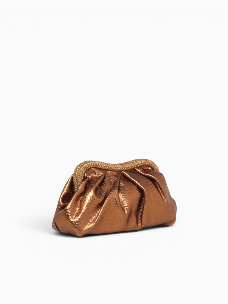 Ophelia Clutch Brown Bronze