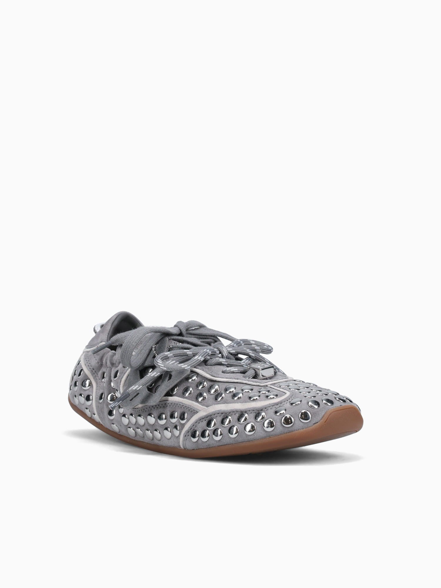 Soul Grey Stud Suede Grey / 35 / M