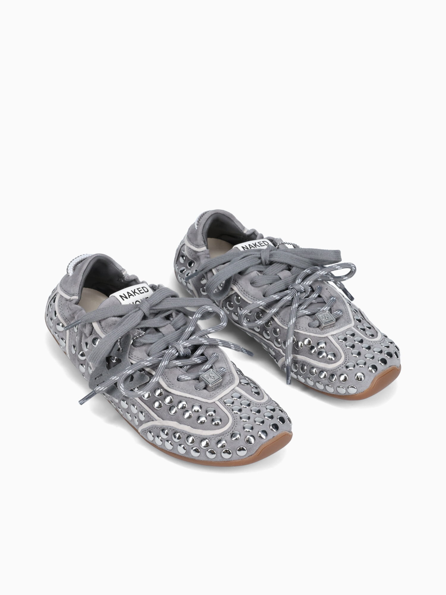 Soul Grey Stud Suede Grey / 35 / M