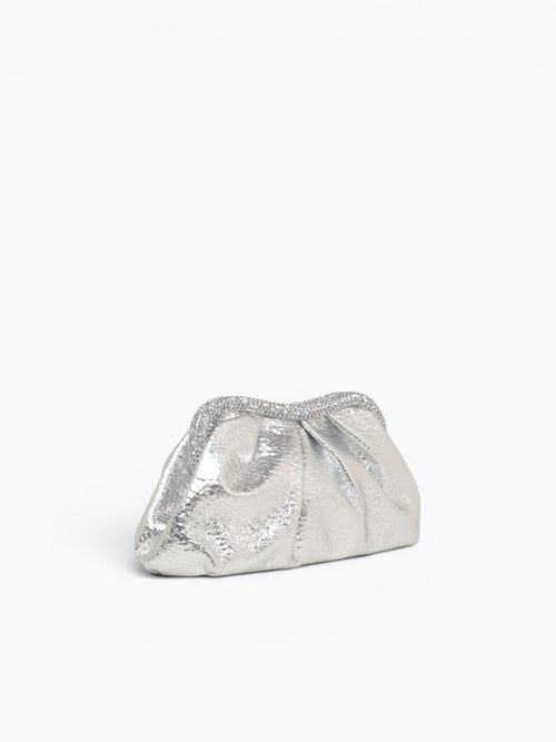 Ophelia Clutch Silver Silver
