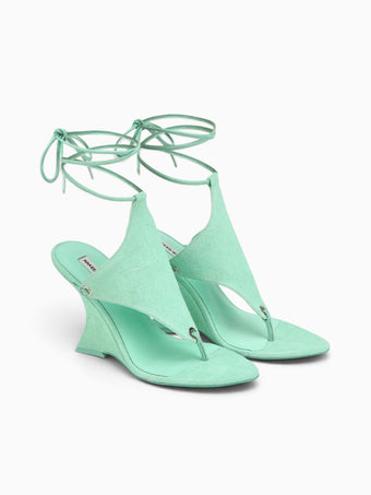 Rampage Mint Croc Suede Light Green / 35 / M