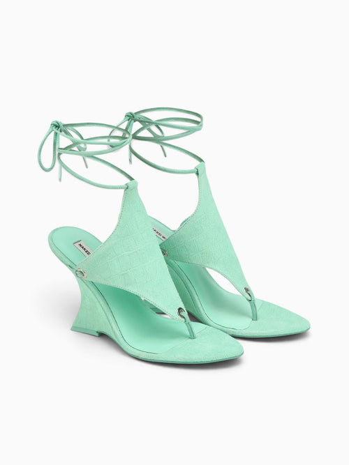 Rampage Mint Croc Suede Light Green / 35 / M