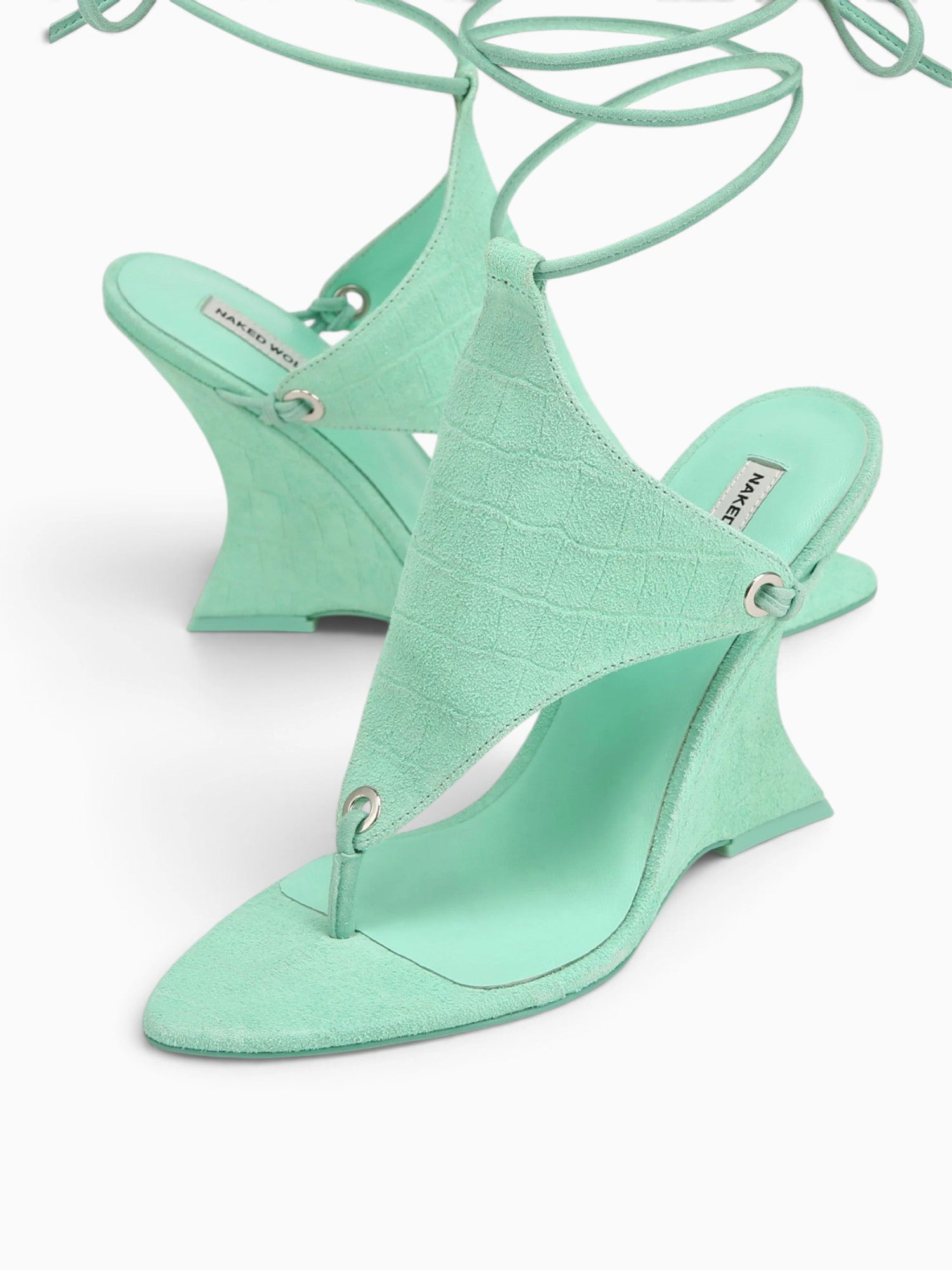 Rampage Mint Croc Suede Light Green / 35 / M