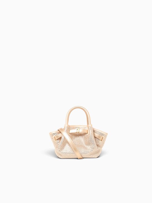 Hana Tiny Top Handle Champagne Champagne