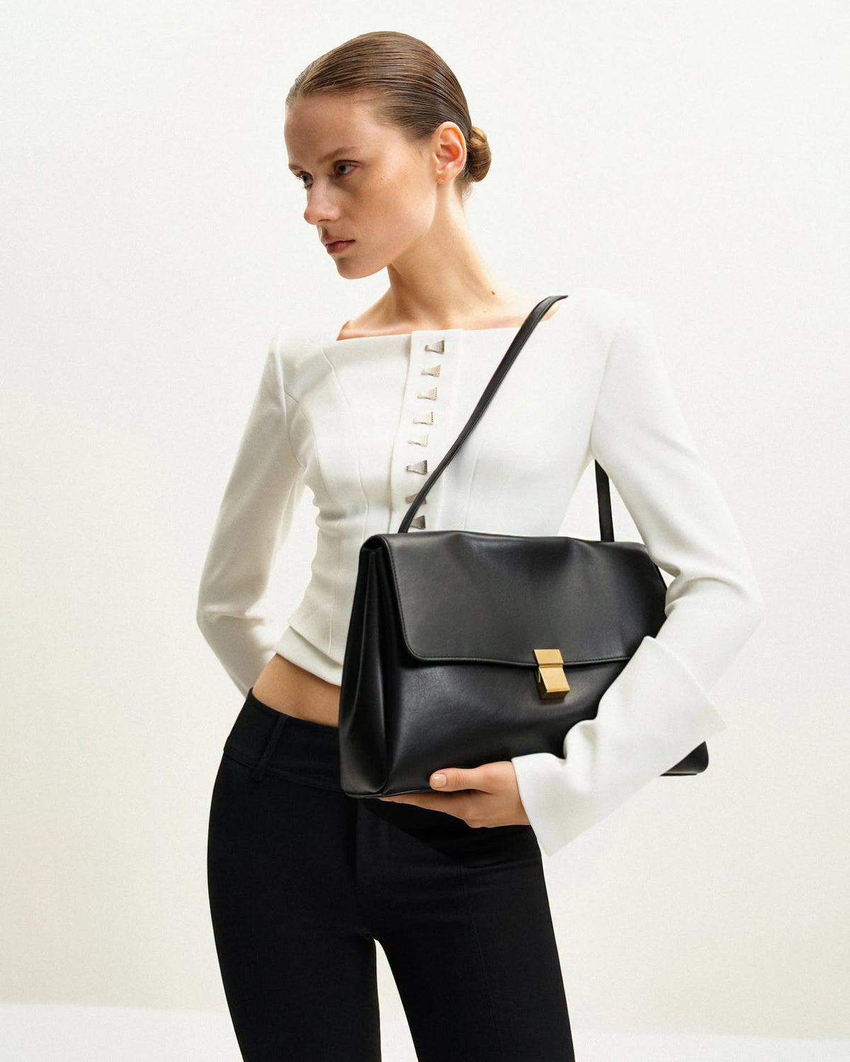 Hilary Shoulder Bag Black