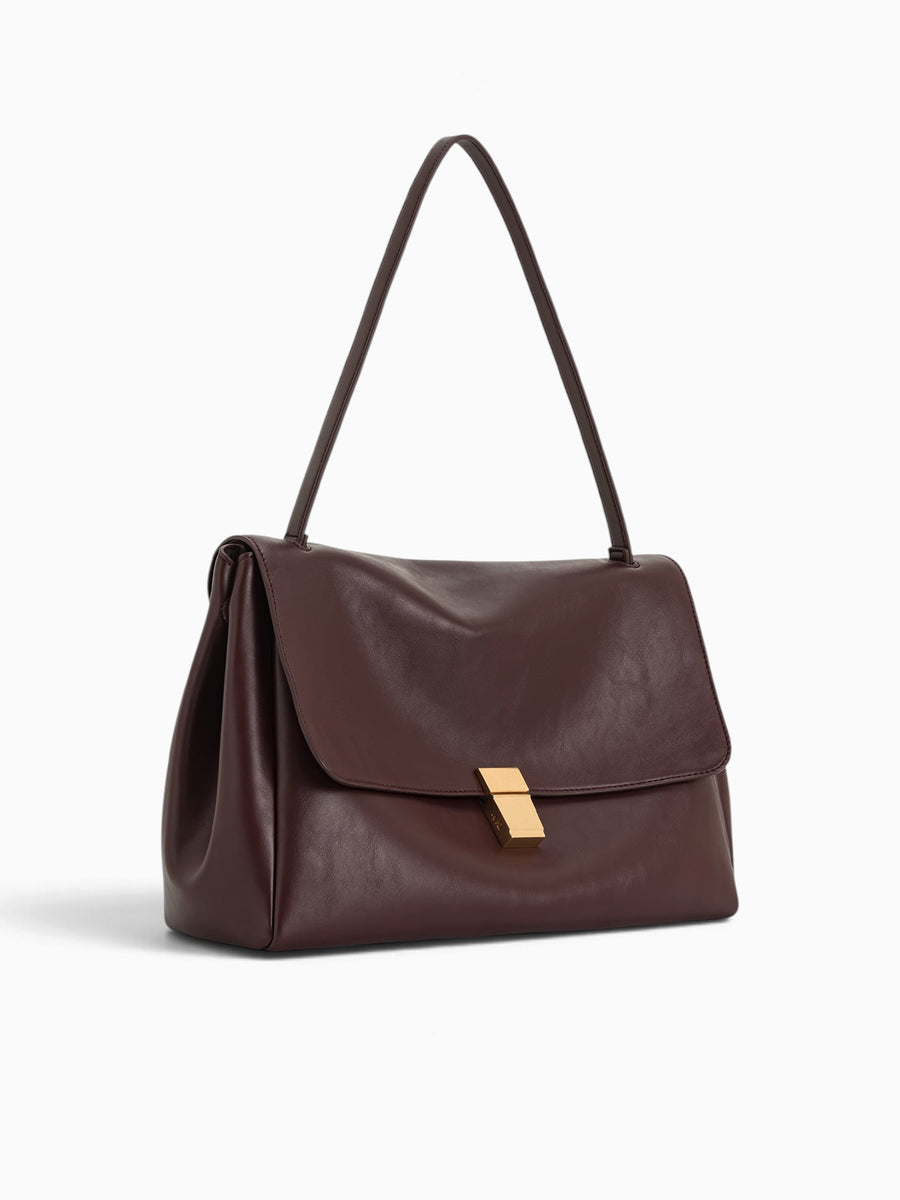 Hilary Shoulder Bag Burgundy Dark Red