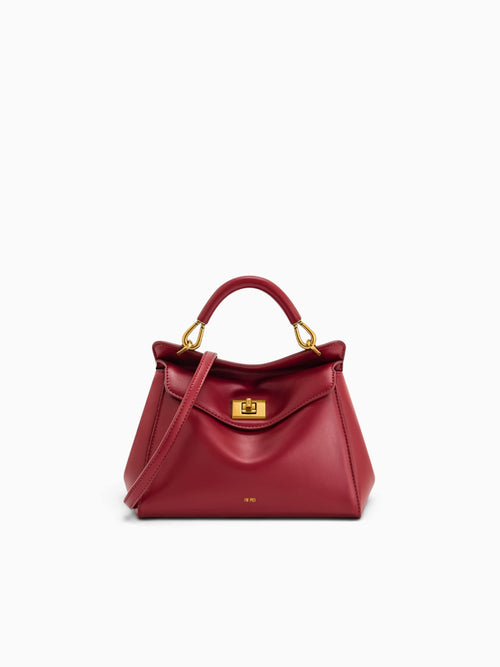 Lucia Top Handle Claret Red